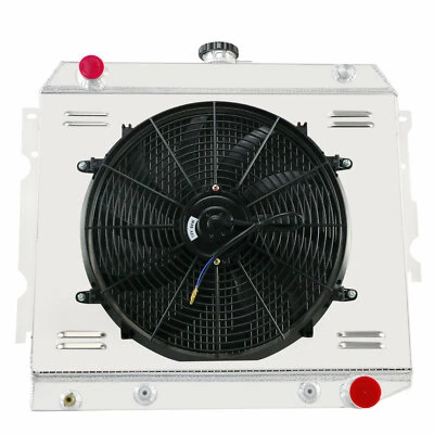2374 4 Row Radiator Shroud Fan Fits 1968-1974 DODGE CHALLENGER CHARGER 5.2L 5.9L Foto 1 de 4