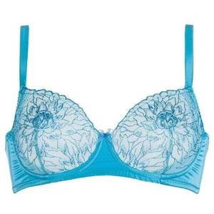 Escora Oceance Sheer Balconette Bra Aqua Blue 38D - Picture 1 of 2