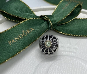 PANDORA Plata 14K Oro Verde Espinela DE COLECCIÓN ENCANTO Cuentas 791173SSG Genuino - Imagen 1 de 9