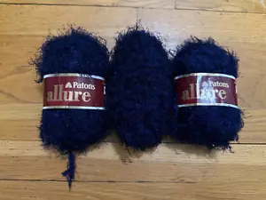 Patons Allure filato lotto 10 luci blu zaffiro 1,75 oz 47 iarde nuovo - Foto 1 di 2