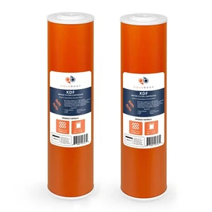 2PK Of Big Blue Whole House KDF 20”x4.5" Replacement Water Filter Cartridge - Picture 1 of 7