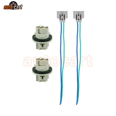 2PCS 90075-60028 Turn Signal Socket & Connector Pigtail For 2004-2008 Mazda RX-8 - Image 1 of 4