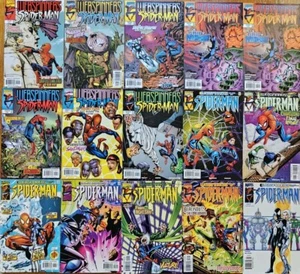 Lotto vintage di 15 fumetti WEBSPINNERS TALES OF SPIDER-MAN 2-7 9-11 13-17 ottime condizioni + 8,5 - Foto 1 di 10