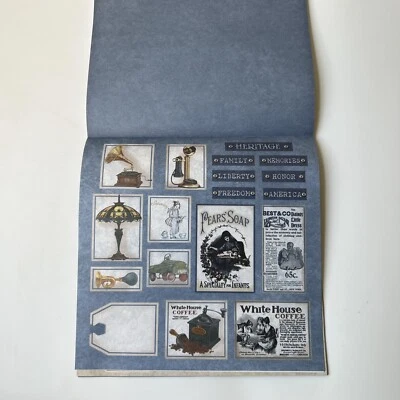 Vintage Scrapbook Paper 8x8 Matte Kraft 48 Sheets Old Fashioned Designs - Image 1 of 4