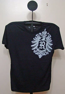 Next Level - Related - Black Arms Crest Short Sleeve Crew Neck T Shirt - Size M - Picture 1 of 2