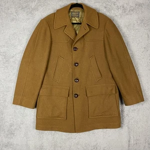 Vintage Pendleton Coat Mens Large Wool Field Barn Chore Hunting Lined 70s USA - Picture 1 of 16