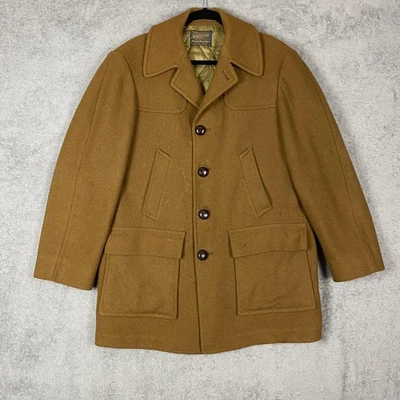Vintage Pendleton Coat Mens Large Wool Field Barn Chore Hunting Lined 70s USA - Image 1 of 4