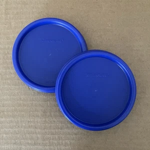 Tupperware Modular Mates runde Ersatzdichtung #1607 (2er Set) blau - Bild 1 von 2