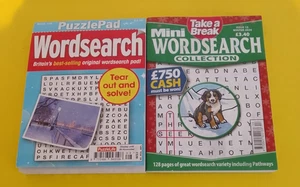 x2 Word Search Puzzle Books (Wordsearch Issue 108, Take A Break Issue 13, 2024 - Picture 1 of 1