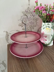 Le Creuset Pink Cupcake Two Tier Stand - Picture 1 of 11