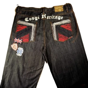 COOGI JEANS Gr. 40 Heritage Vintage Baggy Stitched Patches 90er Y2K EXC - Bild 1 von 12