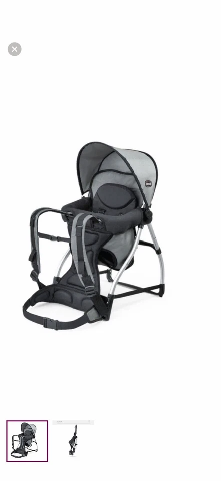 Mochila portabebés Chicco SmartSupport de senderismo usada una vez Foto 1 de 4