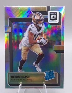 2022 Donruss Optic Holo #209 Chris Olave RC Rated Rookie New Orleans Saints - Picture 1 of 2