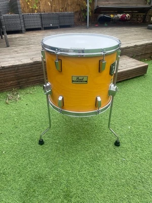 Pearl WLX Serie Mundial 14” x 12” Piso Tom Tambor Natural Satinado Foto 1 de 4