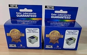 Color Laboratories ET18 Farbpatrone ersetzt Epson T018201 versiegelt Neu aus altem Lagerbestand 2 Stück - Bild 1 von 16