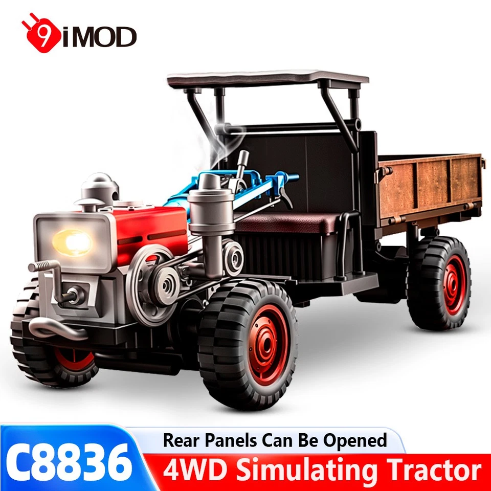 JJRC C8836 RC Tractor 1/14 2.4Ghz Rear Panels Can Be Opened RC Farm Vehicle Toys - Image 1 of 4