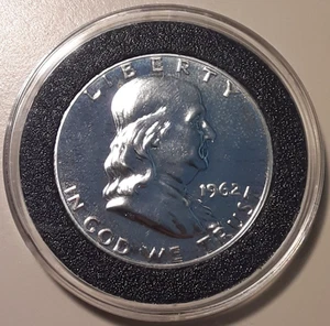 1962 PP Franklin Half Dollar 90% Silber 50c Philadelphia Mint (#2-12502/RB4) - Bild 1 von 4