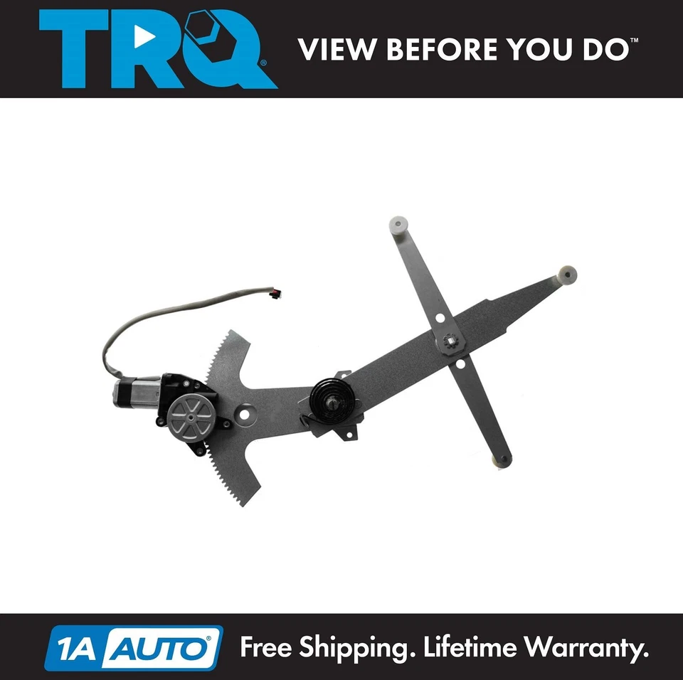 TRQ Power Window Regulator w/ Motor Driver Side Left for 93-02 Camaro Firebird - Image 1 of 3