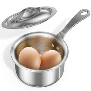 Mini Sauce Pan with Lid,Stainless Steel Butter Warmer Small Pot, For All Stov... - Picture 1 of 7