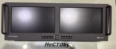 PIXTRON BROADCAST P09R216G 3G Multiformat DUAL LCD rackable monitor gamma settin - Image 1 of 4