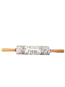 Molly Hatch For Anthropologie “Hello There” Baking Ceramic Rolling Pin - Picture 1 of 12