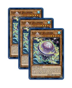 Yugioh! Electric Jellyfish LED9-EN019 (SR) 1st Ed 3x - Picture 1 of 1