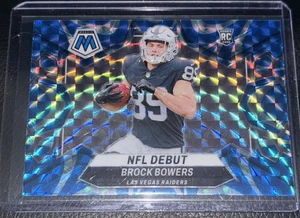 2024 Panini Mosaic - NFL Debutto Brock Bowers #286 Reactive Blue Mosaic Prizm (RC) - Foto 1 di 2