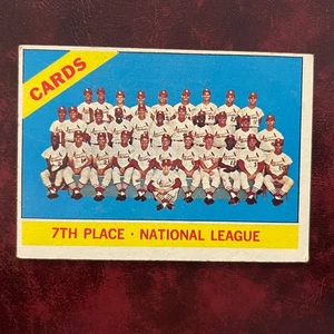 1966 Topps Set ST. LOUIS CARDINALS TEAM PHOTO CARD #379 - VG-EX - Picture 1 of 2