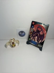 BAKUGAN Reaper B1 420g Pearl White Subterra BATTLE BRAWLERS W/Card RARE - Picture 1 of 12