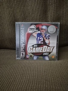 NFL GameDay 2003 Sony Playstation 1 PS1 1st Tom Brady Cover Football - Bild 1 von 4