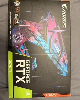 GIGABYTE AORUS GeForce RTX 3070 Ti MASTER 8GB GDDR6X Graphics Card - Image 1 of 2