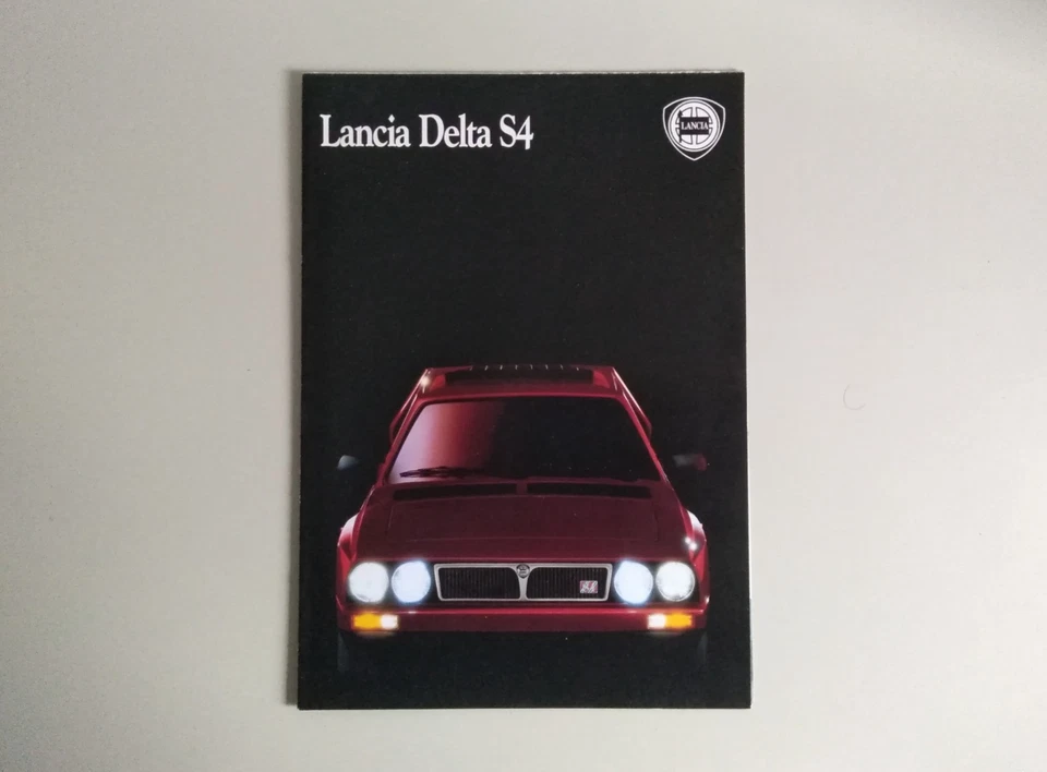Depliant brochure Lancia Delta S4 - V/1986 - Immagine 1 di 4