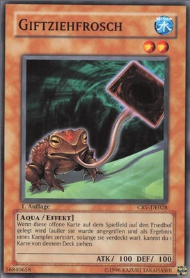 YuGiOh Giftziehfrosch CRV-DE028 Common NM 1st - Bild 1 von 2