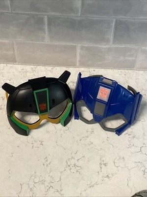 Transformers Set Optimus Prime & Grimlock Masken - Kinder 2 Masken Halloween Kostüm - Bild 1 von 4