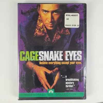 Snake Eyes DVD 1998 Paramount Home Video Factory Sealed Crime Mystery Action - Image 1 of 3