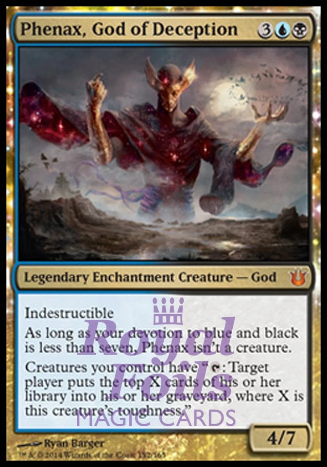 Phenax, God of Deception 1x FOIL BNG MTG Born of the Gods Mythic MINT blue black - Image 1 of 1