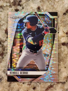 2025 Panini Prizm #298 Kendall George Silver Pulsar Prizm /499 - Foto 1 di 2