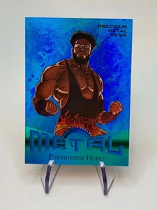 2025 Upper Deck AEW Metal Universe Powerhouse Hobbs Retro PMG Blue /50 - Picture 1 of 2
