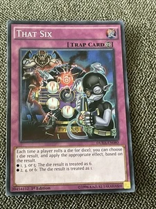 1x (M/NM) That Six - DUEA-EN080 - Común - Edición Ilimitada YuGiOh - Imagen 1 de 1