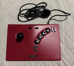 Controller NEO GEO STICK 2 Garou Mark Wolves Limited Red PS2 - Picture 1 of 2