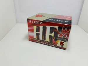 Sony HF 60 Kassette / Cassette Tape 5er-Pack ☆ NEU & OVP ☆ - Bild 1 von 3