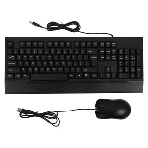 Work Keyboard Wired Business Keyboard Set Electronic Keyboard - Afbeelding 1 van 12