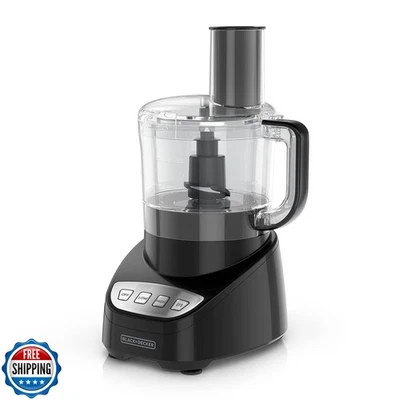 BLACK+DECKER Food Processor and Vegetable Chopper, Stainless Steel Blade, 8-C - Image 1 of 4