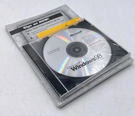 Vintage Microsoft Windows 98 Second Edition 32-bit OEM Full Version (X04-15747) - Image 1 of 3
