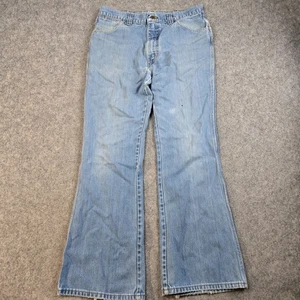 Jeans Vintage Sedgefield 35*x31 Campana Parte Inferior Bootcut Denim Acampanado Discoteca Años 70 Ligero - Imagen 1 de 14