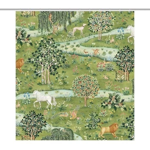 Cortina de Ducha Floral William Morris, Estilo Arte Flor Árbol Botánico Vintage... - Imagen 1 de 7