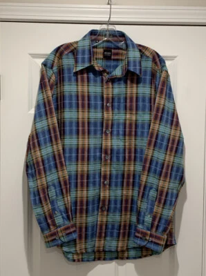 Acorn by Bob Goldfeder Flannel Cotton Shirt Men's M/L NWT - Image 1 of 4