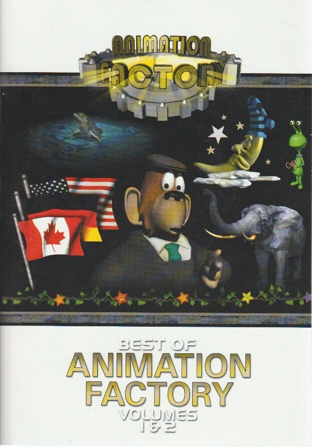 Animation Factory: Best Of Volume 1 & 2 w/ Manual PC CD web text objects design  - Image 1 of 1