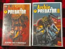 Archie Vs. Predator Volume 2 Issues 1 & 2; Bagged and Boarded Comic Books!