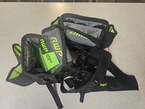 AWP Brand Electrician Carpenter’s Suspenders And Tool Pouchs & Belt. NEW - Picture 1 of 5